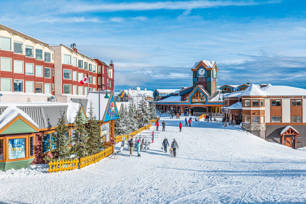 big white ski resort village