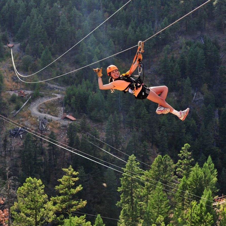 Zip Lining in Peachland BC